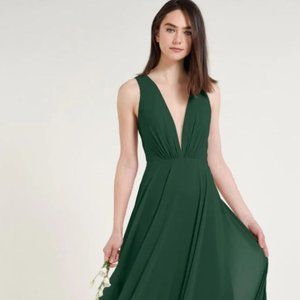 Jenny Yoo Ryan Dress Forrest Size 8